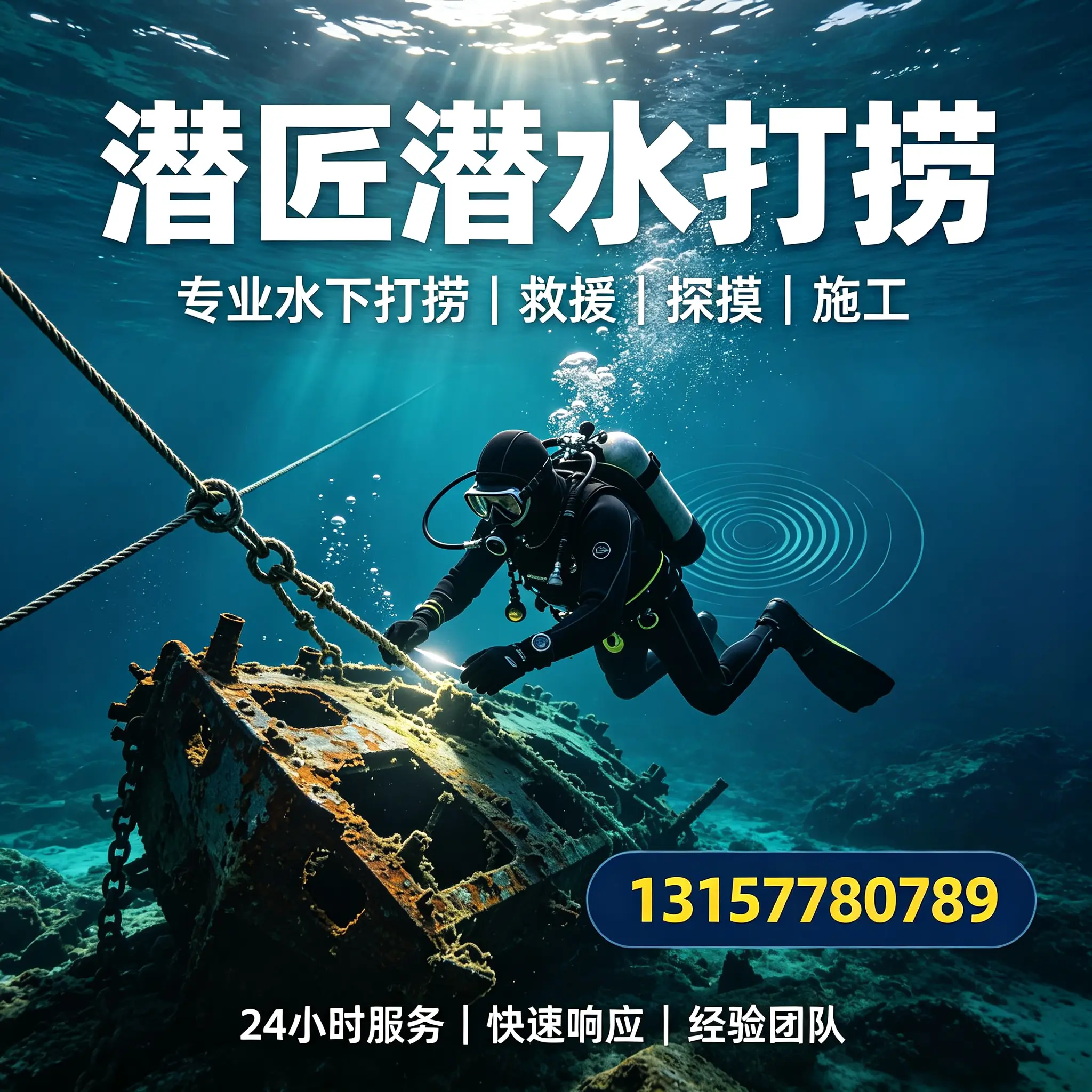 乐山水下打捞作业服务产品